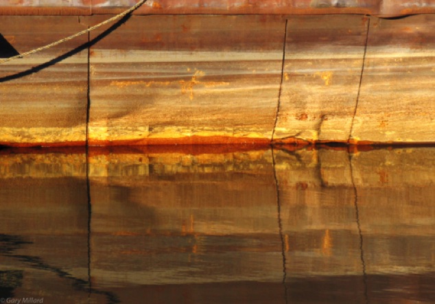 Rust Reflections
Barge in Joliet River
Outside of Chicago